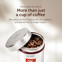 illy Intenso Bold Roast Coffee Beans Dark Roast 100% Arabica 250g / 8.82oz Tin