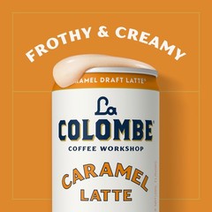 La Colombe Coffee, Caramel Draft Latte, 11 fl oz Cans 11 Fl Oz (Pack of 12)