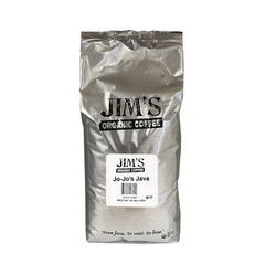 Jim’s Organic Coffee Jo-Jo’s Java Blend Whole Bean 5lb Medium Light Roast