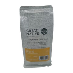 Imported Great Native Coffee Blend Arabica x Robusta Med Roast Whole Beans 500g