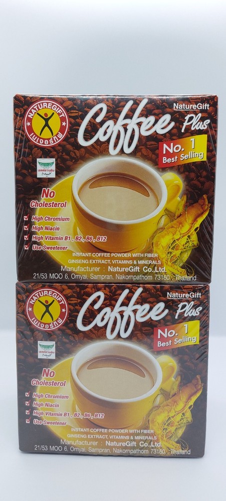coffee with ginseng nature gift brand 2 boxes(1box have 10 sachets)