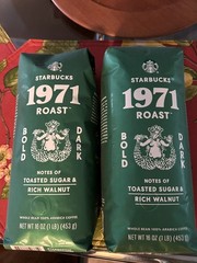 2 Bags 2026 Starbucks 1971 Anniversary Dark Roast Whole Bean Coffee Exp. 02/2027