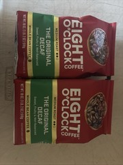 eight o’clock coffee whole bean decaf 18oz 2 pack 36oz total bb aug 27