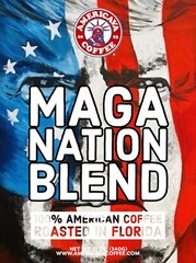 MAGA Nation Blend Medium Roast Whole Beans 100% Made in the USA Hawaiian Grown