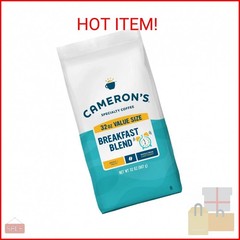 Cameron’s Coffee Roasted Whole Bean Coffee, Breakfast Blend, 32 Ounce