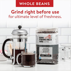 Coffee – Decaf Dark Roast Whole Bean Coffee – Decaf French Roast (2 Lb Bag) – Sw