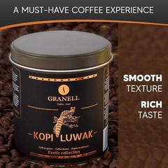 Premium Medium Roast Civet Arabica Coffee Beans Gift – 100g Luxe Indulgence^