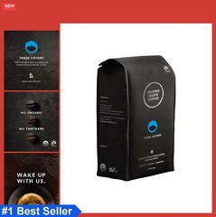 Whole Bean Coffee Medium Roast 35.2 Ounce Organic Fairtrade Kosher Arabica