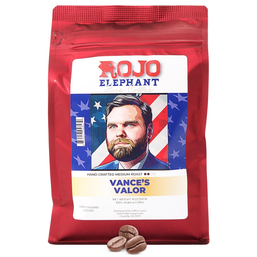 11 oz Vances Valor Handcrafted Ground Coffee Arabica Toasted Coconut Chocolate