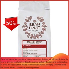 Bean Fruit Crimson Stamp Medium Roast Ground Coffee – 12oz