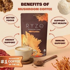 Medium Roast Mushroom Coffee Starter Kit – Gluten-Free & Friendly