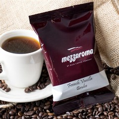 Ellis Mezzaroma 2.5 oz. French Vanilla Brulee Coffee Packet – 24/Pieces
