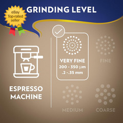Super Crema Whole Bean Coffee Medium Espresso Roast Arabica and Robusta Blend