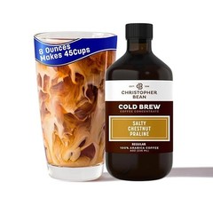 Christopher Bean Salty Chestnut Praline Cold Brew Coffee Bottle Concentrate