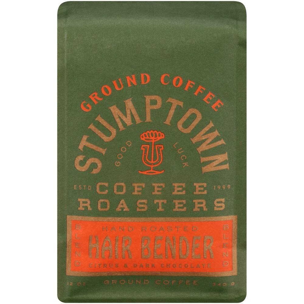 Stumptown Coffee Roasters, Medium Roast Ground Coffee – Hair Bender 12 Ounce Bag