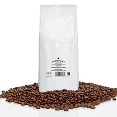 100% Arabica Organic Small Batch Medium Dark Roasted Whole Coffee Beans 4Lbs-Bag