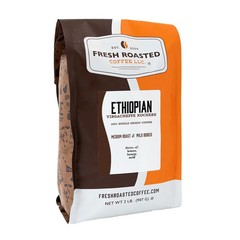 , Ethiopian Yirgacheffe Kochere Whole Bean Coffee, Medium Roast, Kosher, 2 Lb (3