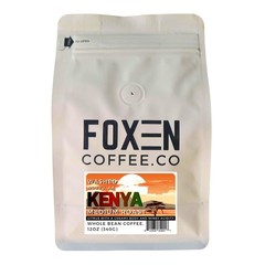 Kenya AA Washed Whole Bean Coffee Medium Roast Premium Beverage 12 Ounce