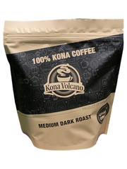 Ground Kona Volcano Coffee 8oz Bag – Medium Dark Roast