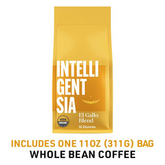 Coffee, USDA Organic Light Roast Whole Bean Coffee – El Gallo Blend 11 Ounce Bag