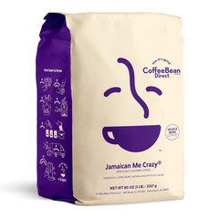 Jamaican Me Crazy® Flavored, Whole Bean Coffee, 5 Pound Bag (Pack of 1)