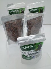 SABUYA Langogan Single Valley Farms Wild Civet Coffee Whole Bean Organic 5x100g
