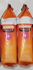2 • Dunkin Original Medium Roast Whole Bean Coffee 12 oz Best By Date 11/21/2025