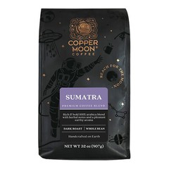 Copper Moon Sumatra Blend Whole Bean Coffee 2 lb. – 4/Pieces WS-110CMWBSMTRA