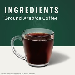 Starbucks Ground Coffee, Blonde Roast Hot 12 Ounce (Pack of 6), Veranda Blend