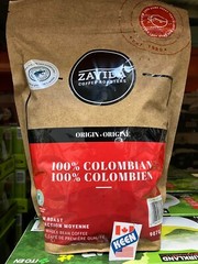 Zavida 100% Colombian Whole Bean Coffee, 907 g/ 2 LB, Exp:2024OC27