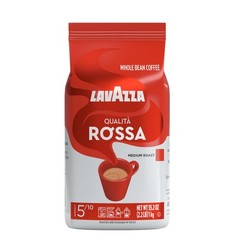 Qualità Rossa Whole Bean Coffee, Medium Roast, Arabica and Robusta Blend, 2.2…