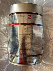 Illy Whole Bean Coffee 8.8 Ounce Intenso Bold Flavor Rich Aroma Arabica Beans