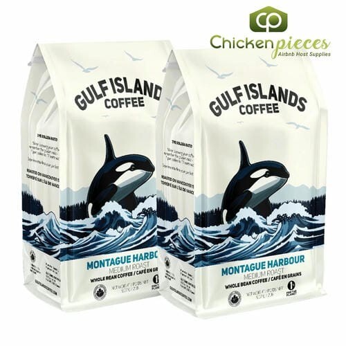 Montague Harbour Medium Roast Organic Coffee Beans 907g/2Lbs (2/Case)
