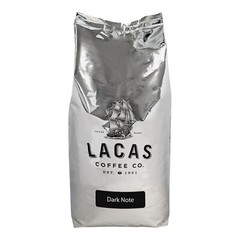 Lacas Coffee Dark Note Whole Bean Coffee 5 lb. – 4/Pieces WS-110LCWBDARK