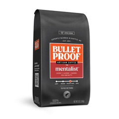 the Mentalist Medium-Dark Roast Whole Bean Coffee, 12 Ounces, Clean Coffee Teste
