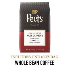 Peet’s Coffee Major Dickason’s Blend Premium Dark Roast Whole Coffee Beans