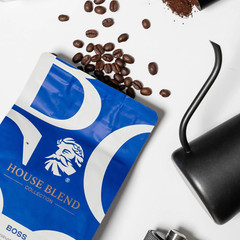 ZUS House Blend Whole Coffee Bean – Boss – 250g x 4 Packs FREE SHIP