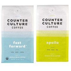 Counter Culture Roast Packs 2 Bags Light Roast Coffee Beans Whole Organic