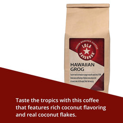 Hawaiian Grog Whole Bean Caffeinated Coffee, 2Lb