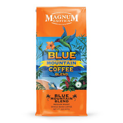 Coffee, Blue Mountain Coffee Blend – Medium-Light Roast, Whole Bean, Made from 1