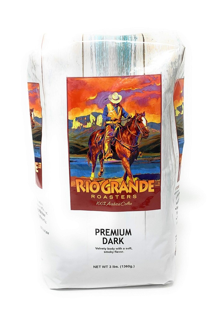 Rio Grande Dark Roast Coffee 100 Arabica Whole Bean Smooth Bold Flavor 12oz