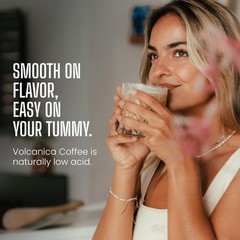 Low Acid Coffee Blend of Natural Low Acidic Coffee Whole Bean Medium Roast Fr…