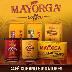 Mayorga Decaf Coffee 2lb Bag Dark Roast Organic Swiss Water Decaffeinated Cub…