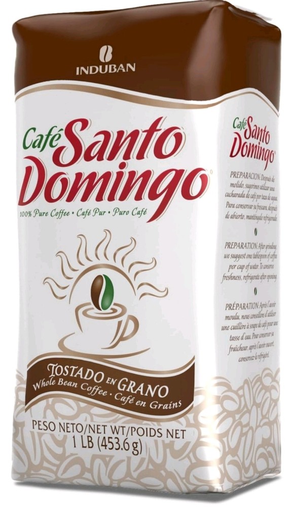 16 oz Bag Whole Bean Coffee Medium Roast – Cafe Santo Domingo