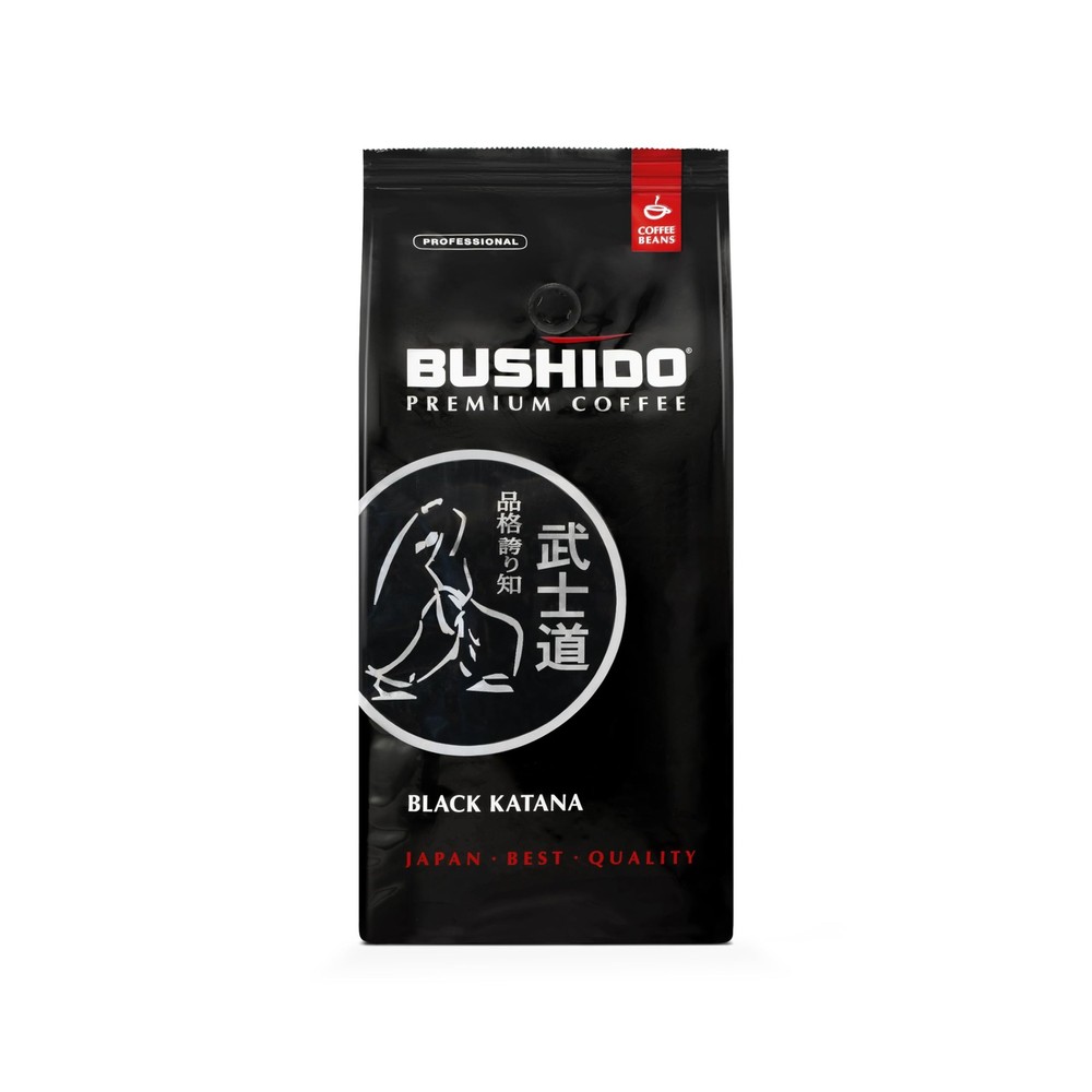 Black Katana Premium Whole Bean Coffee Medium Roast 100% Arabica 2.2 Lb Bag