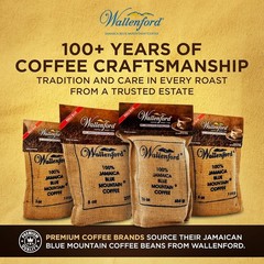 Wallenford Jamaica Blue Mountain Coffee Bean 100% 16oz