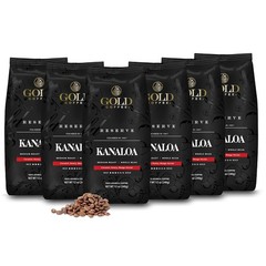 Gold Coffee Co. Kanaloa Premium House Blend Medium Roast Whole Bean 100% Arabica