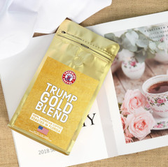 Trump Gold Blend Medium Roast Whole Beans 100% Made in the USA Hawaiian Grown