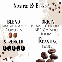 1kg 2.2 LB Bar Italia Gran Crema Espresso Coffee Beans Rich Aroma Roast