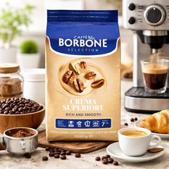 Crema Superiore Whole Bean Coffee, Arabica and Robusta Blend, Medium Roast, 2…
